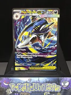 Pokemon Card Mega Sharpedo ex 127/094 Phantasmal Flames Special Illustration NM - Image 1