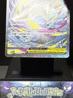 Pokemon Card Mega Sharpedo ex 127/094 Phantasmal Flames Special Illustration NM - Image 3