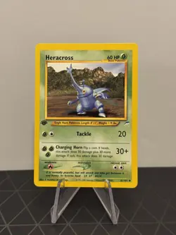 Pokemon Card - Heracross 1st Edition Neo Destiny 41/105 Uncommon - Image 1