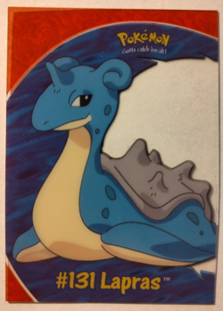 Lapras Clear Card Topps Pokemon PC10 - Image 1
