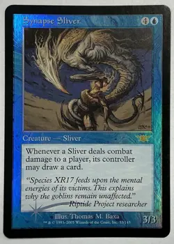 Magic The Gathering Legions Synapse Sliver #53/145 Foil MTG TCG CCG - Image 1