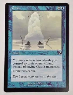 Gush Mercadian Masques Regular NM MTG Magic The Gathering Ships FAST - Image 1