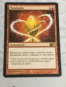 D1207 MAGIC GATHERING M12 CORE SET 2012 MANABARBS #150 MP R MTG - Image 1