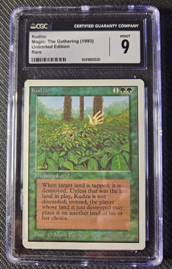 Unlimited - Kudzu - MTG - Magic the Gathering - Mint - CGC 9 - Image 1