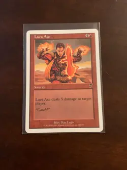 Magic the Gathering Seventh Edition Lava Axe - Image 1