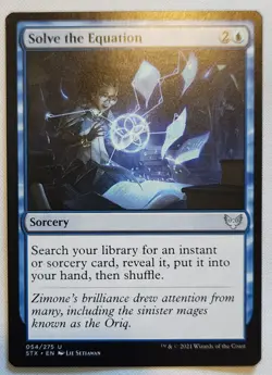 MTG Magic [x1] Solve the Equation [x1] Strixhaven: School of Mages M/NM - Image 1