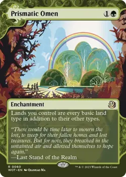Prismatic Omen 60 NM Normal Wilds of Eldraine: Enchanting Tales MTG EN - Image 1