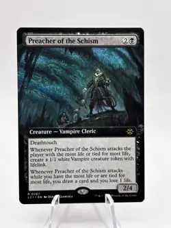 Preacher of the Schism 0367 Extended Art Lost Caverns of Ixalan LCI MTG NM - Image 1