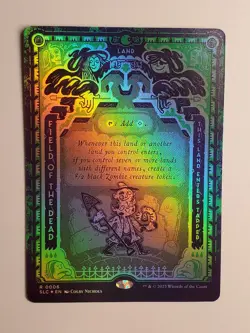 Field of the Dead FOIL - Secret Lair Encyclopedia of Magic MTG NM - Image 1