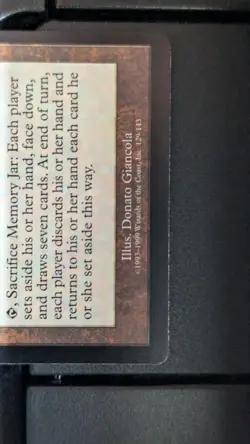 🏺 Memory Jar | Urza's Legacy | LP | Reserved List | Misprinted - Off Center 🏺 - Image 5