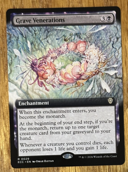 MTG: Lorwyn Eclipsed Commander, Grave Venerations - Extended Art - Image 1