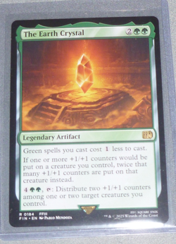 x1 The Earth Crystal R MTG Final Fantasy M/NM, English Magic the Gathering - Image 1