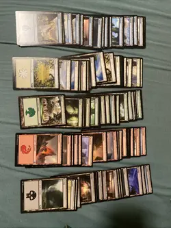 MTG 100 Basic Lands : 20x of Each Colour- Random Sets - Image 1