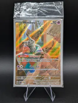 SEALED Pokemon Mimikyu SVP 075 Paldean Fates Black Star Promo NM - Image 1
