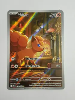 Pokemon TCG Mega Evolution Vulpix 138/132 Illustration Rare NEAR MINT - Image 1