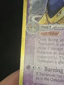 Pokemon TCG Typhlosion 12/101 Reverse Holo Stamped Extremely Rare - Image 3