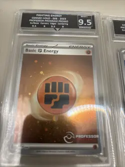 2023 Pokemon Professor Program Stamped Holo Energy SVE S&V 151 Graded Set 9/9.5 - Image 2