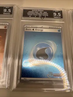 2023 Pokemon Professor Program Stamped Holo Energy SVE S&V 151 Graded Set 9/9.5 - Image 3