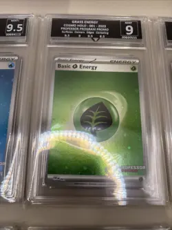 2023 Pokemon Professor Program Stamped Holo Energy SVE S&V 151 Graded Set 9/9.5 - Image 4