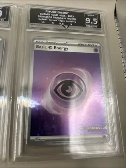 2023 Pokemon Professor Program Stamped Holo Energy SVE S&V 151 Graded Set 9/9.5 - Image 5