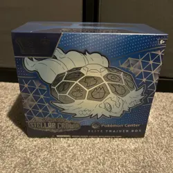 Pokemon TCG Stellar Crown Pokemon Center Exclusive ETB Elite Trainer Box - Image 1