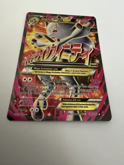 Pokemon TCG Breakthrough M Mega Mewtwo EX Full Art Ultra #160/162 - Image 2