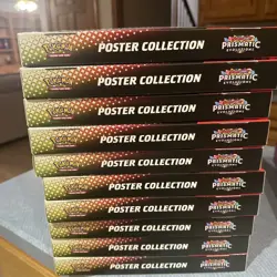 Pokemon TCG SV8.5 Prismatic Evolutions Poster Collection Box Factory Sealed - Image 1