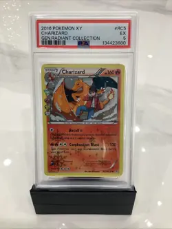 2016 Pokemon XY Generations Radiant Collection Charizard PSA 5 EX #Rc5 - Image 1