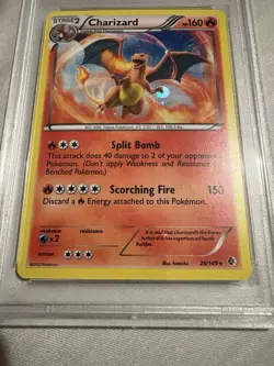 Pokemon 2012 Black White Charizard-Holo BCR-Cosmos 20/149 PSA 5 - Image 3
