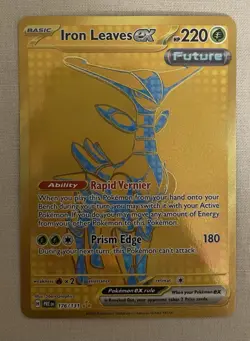 2025 Pokemon Iron Leaves EX Prismatic Evolutions Hyper Rare #176/131 - Image 1