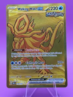 Pokemon TCG Walking Wake EX 178/131 Hyper Rare Holo Prismatic Evolutions - Image 1