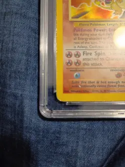 Charizard Pokemon (1999) base set- 4/102 Holo CGC graded 4.5 - Image 4