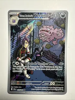 Pokemon TCG Team Rockets Weezing Destined Rivals 199/182 NM FREE SHIPPING, FAST! - Image 1