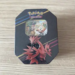 Pokemon TCG Crown Zenith Galarian Zapdos Tin | New & Sealed - Image 1