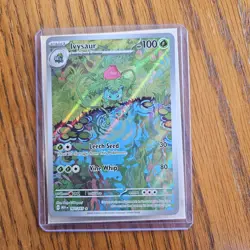 Pokemon ivysaur 167/165 SV151 Illustration Rare NM In Hand & Ready To Ship!!! - Image 1