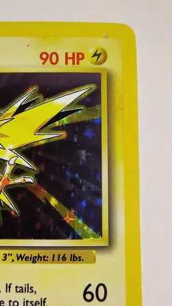 1999 Pokemon Base Set Zapdos Holo Rare 16/102 *READ - Image 3