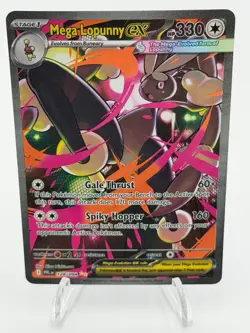 Mega Lopunny 128/094 Special Illustration Rare Phantasmal Flames Pokemon TCG NM - Image 1