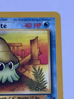 Omanyte 1ST EDITION-NEAR MINT 52/62 Fossil 1999 Regular 40HP Common Pokemon TCG - Image 5