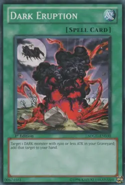 Dark Eruption - SDGU-EN030 - Common - 1st Edition - Lightly Played - Image 1