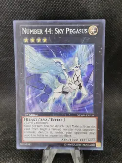 Number 44: Sky Pegasus (NUMH-EN028) 1st Edition - Secret Rare - Light Play - Image 1