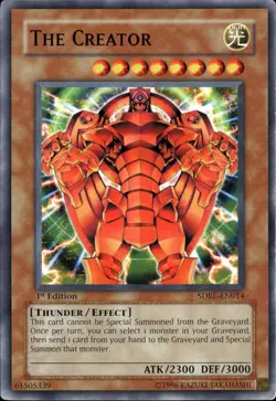 Yu-Gi-Oh! The Creator SDRL-EN014 Common 1st Edition NM - Image 1