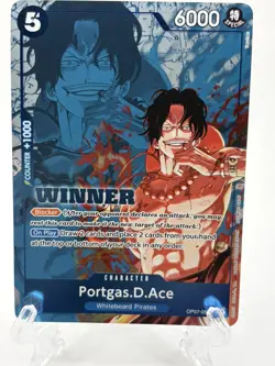 Portgas.D.Ace (Winner Pack 2024 Oct.-Dec.) OP07-053 One Piece Promotion Foil - Image 1