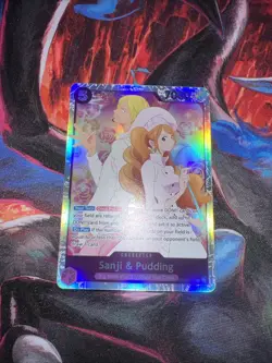 Sanji and Pudding EB02-035 SR English Edition One Piece TCG CCG - Image 1