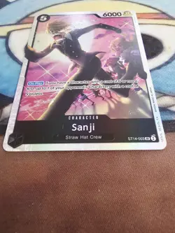 One Piece TCG Starter Deck Sanji ST14-003 Foil 3D2Y English Edition NM - Image 2