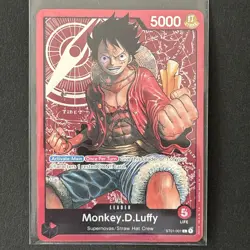 One Piece Tcg Monkey.D.Luffy - ST01-001 - Leader Pre-Errata - Image 1