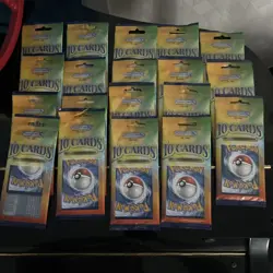 (Lot of 19 ) Prestine Pokemon Cards 10 Cards In A Pack - Image 2