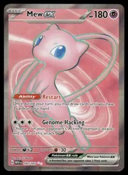 Pokemon Cards Mew ex 193/165 151 Ultra Rare NM - Image 1