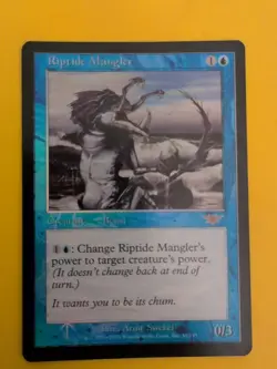 Riptide Mangler. Rare Beast.Magic the Gathering Card. Legions. Old Vintage FOIL - Image 2
