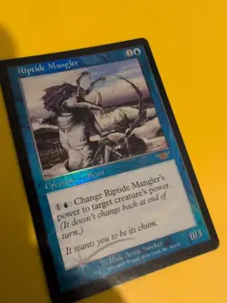 Riptide Mangler. Rare Beast.Magic the Gathering Card. Legions. Old Vintage FOIL - Image 4