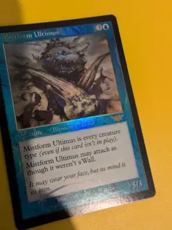 Mistform Ultimus rare legend Magic the Gathering Card. Legions. Old Vintage FOIL - Image 3
